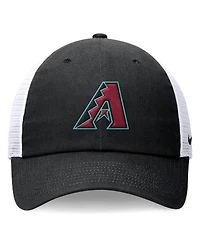 Nike Men's Black Arizona Diamondbacks Evergreen Club Trucker Adjustable Hat