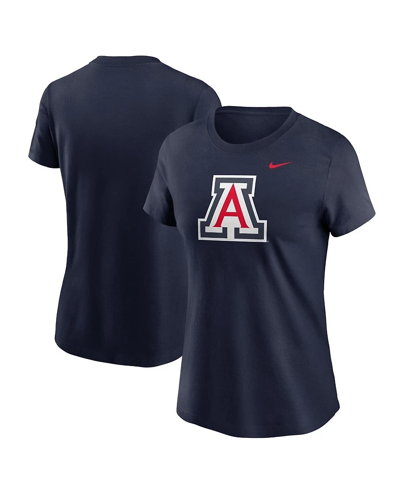 Nike Women's Navy Arizona Wildcats Primetime Evergreen Logo T-Shirt