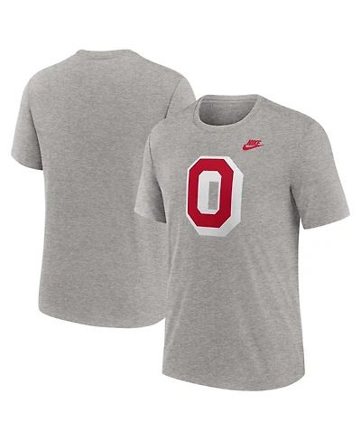 Nike Men's Ohio State Buckeyes Blitz Evergreen Legacy Primary Tri-Blend T-Shirt