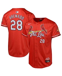 Nike Big Boy's and Girl's Nolan Arenado Red St. Louis Cardinals 2024 City Connect Limited Player Jersey