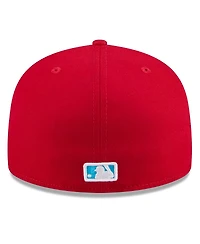 New Era Men's Red Washington Nationals 2024 Father's Day 59FIFTY Fitted Hat