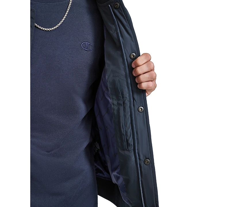 Champion Men's Retro Quilted Logo Bomber Jacket
