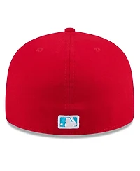 New Era Men's Red Cincinnati Reds 2024 Father's Day 59FIFTY Fitted Hat