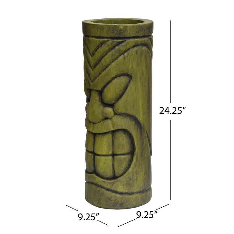 Streamdale Antique Green Face Pot Planter