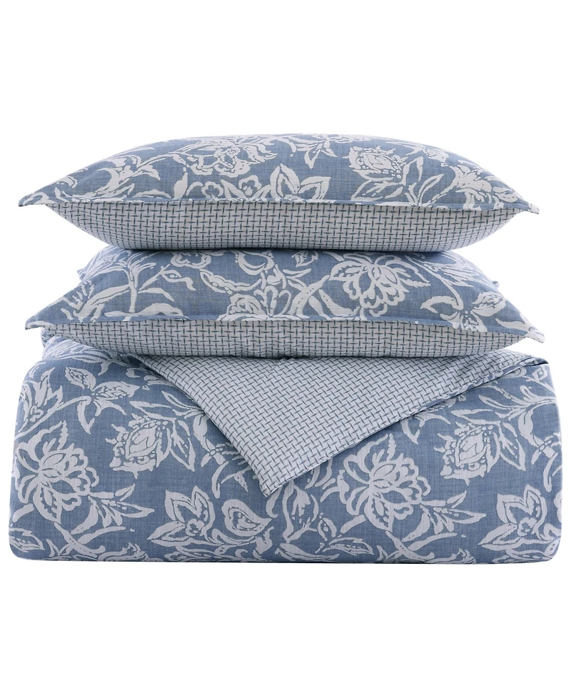 Nautica Tortola 3 Piece Duvet Cover Set, Full/Queen
