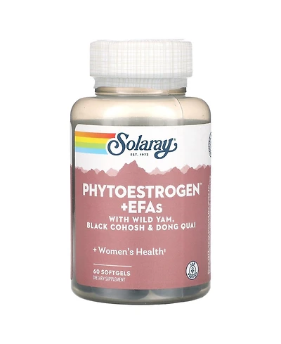 Solaray Phytoestrogen + EFAs with Wild Yam Black Cohosh & Dong Quai