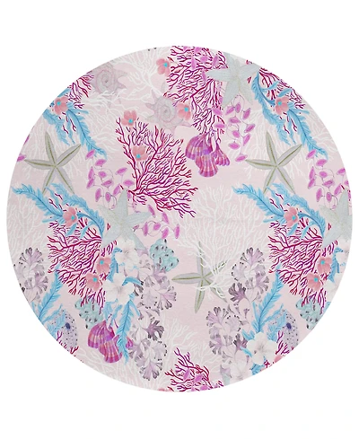 Dalyn Seabreeze Washable SZ1 8'x8' Round Area Rug