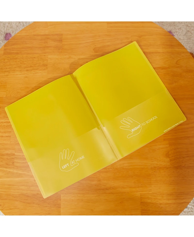 ECR4Kids 2-Pocket Parent-Teacher Classroom Communication Folder, Red, 36-Piece