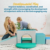 ECR4Kids SoftZone Single Tunnel Maze, Assorted