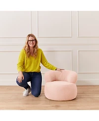 ECR4Kids Sophie Accent Chair, Peacock Blue, 1