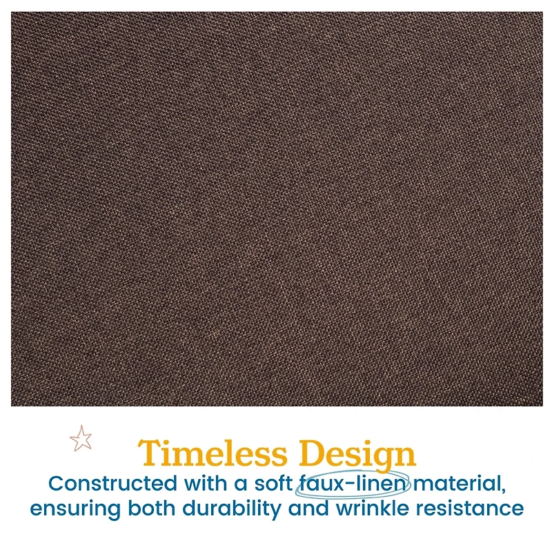 ECR4Kids Rhiley Accent Chair, Raisin