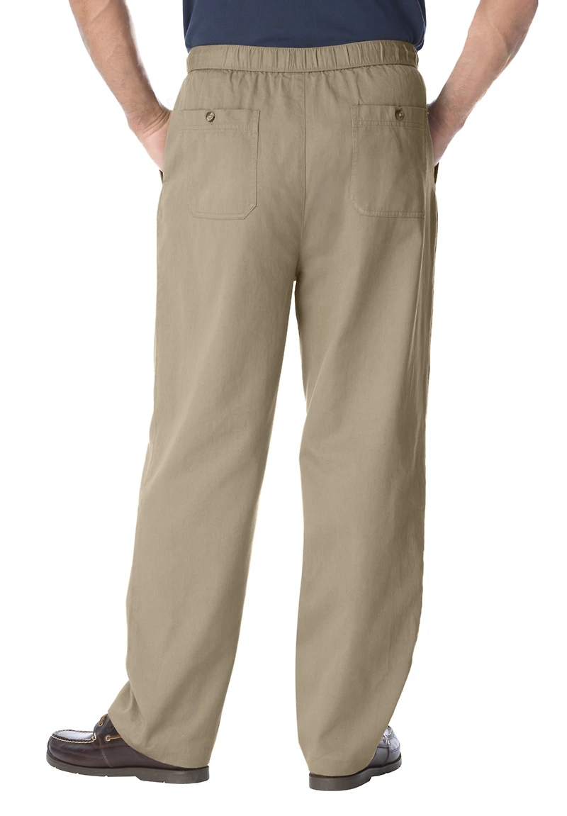 KingSize Big & Tall Knockarounds Full-Elastic Waist Pants