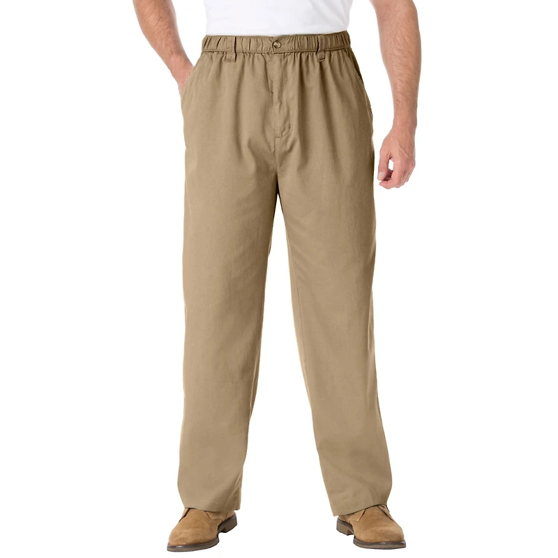 KingSize Big & Tall Knockarounds Full-Elastic Waist Pants