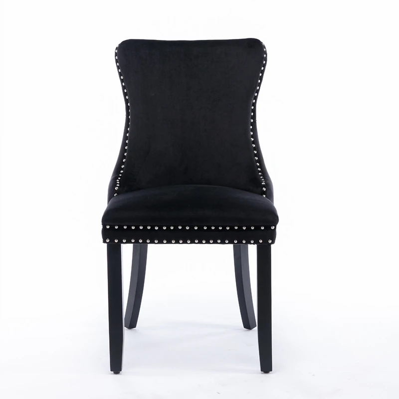 Streamdale Blue Upholstered Dining Chairs, Set of 2