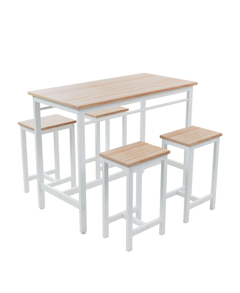Streamdale 5-Piece Kitchen Table & Stools White Oak