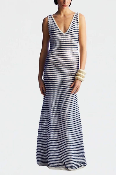 Nocturne Women's Striped Long Dress