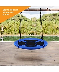 Slickblue 40 Inch Flying Saucer Tree Swing Indoor Outdoor Play Set