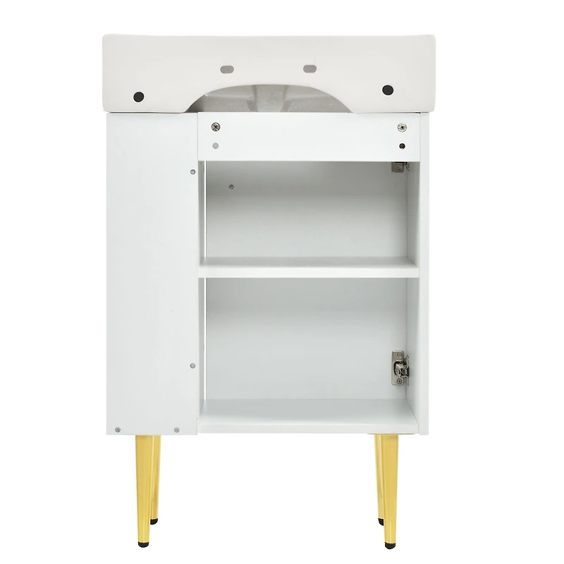 Streamdale 21.6" Bathroom Vanity Combo with Single Ceramic Sink