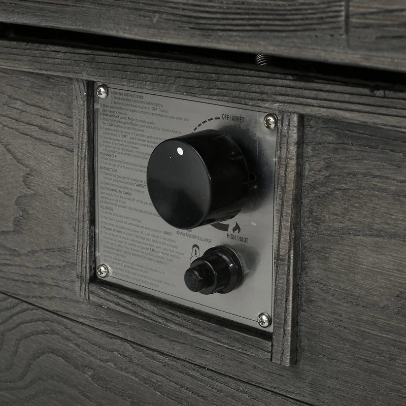 Streamdale Furniture Transitional Outdoor Fire Pit Cozy Warmth, Rustic Charm