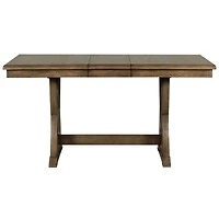 Streamdale Mid-Century Wood 7-Piece Extendable Dining Set