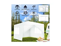 Slickblue 10 x 10 Feet Outdoor Side Walls Canopy Tent with 4 Removable Sidewalls
