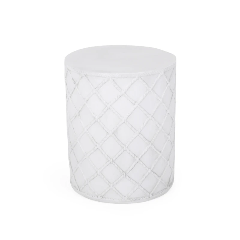 Streamdale Nautical Modern Portable Concrete Side Table