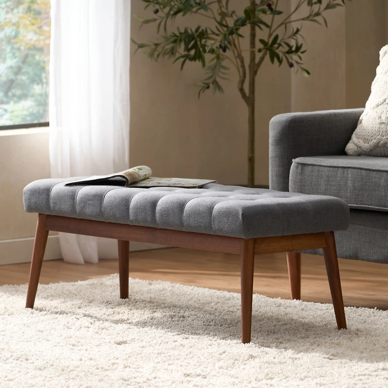 Simplie Fun Mid-Century Tufted Ottoman Style and Comfort Combined