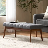 Simplie Fun Mid-Century Tufted Ottoman Style and Comfort Combined