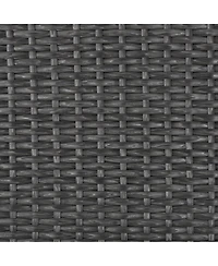 Streamdale Furniture All-Weather Wicker Picnic Bench for Backyard Staycations