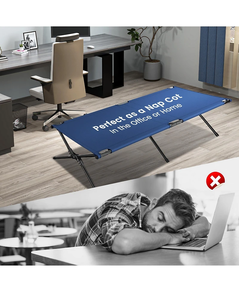 Slickblue Adults Kids Folding Camping Cot