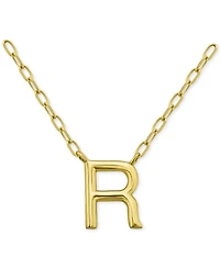 Giani Bernini Initial R Pendant Necklace in 18k Gold-Plated Sterling Silver, 16" + 2" extender, Created for Macy's