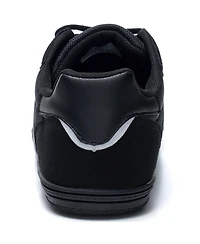 Alpine Swiss Men's Liam Fashion Sneakers Suede Trim Low Top Lace Up Tennis Shoes