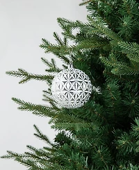Glitzhome 160ct Christmas Elegant Silver Gold Deluxe Boxed Shatterproof Ornaments