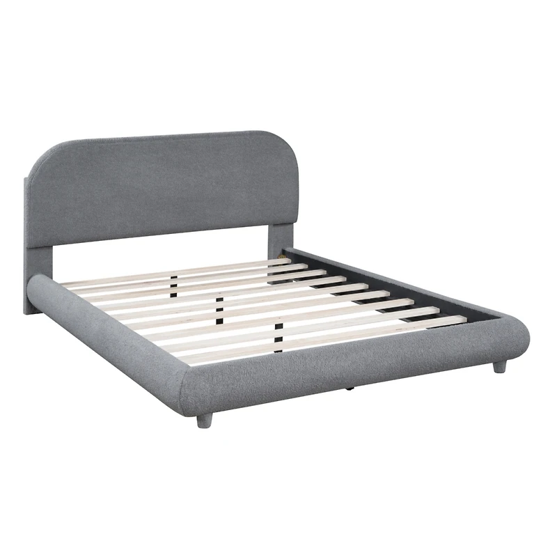 Teddy Fleece Platform Bed - Full
