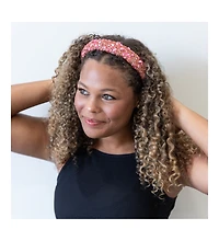 Women s All that Glitters Headband - Pink + Pink