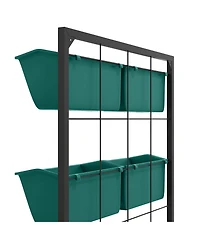 3-Tier Vertical Hanging Wall Planter for Outdoor and Indoor Spaces