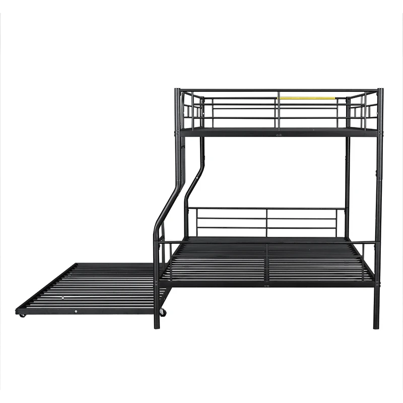 Streamdale Full Xl Over Queen Metal Bunk Bed With Trundle