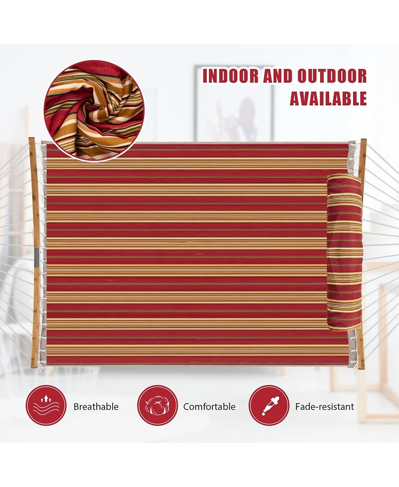 Slickblue Outdoor Hammock with Detachable Pillow