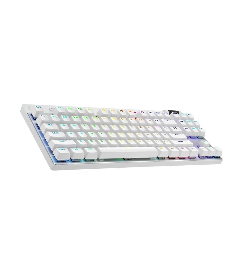 Logitech G Pro X Tkl Lightspeed Wireless Gaming Keyboard, Tactile White