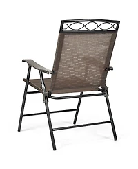 Slickblue Set of 4 Patio Folding Chairs