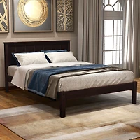 Streamdale Queen Platform Bed Frame, Wood Slats