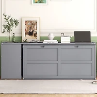 Streamdale Queen Murphy Bed With Rotatable Desk