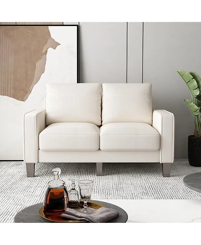 Streamdale Modern Living Room Furniture Loveseat In Fabric
