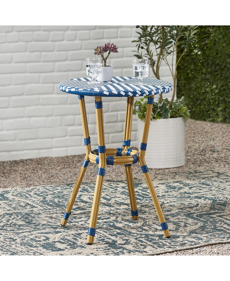 Streamdale Parisian Bistro Table Vibrant Elegance for Outdoor Oasis
