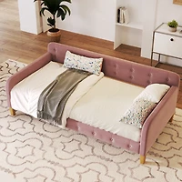 Streamdale Twin Upholstered Daybed With 4 Support Legs