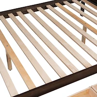 Streamdale Twin Over Full Bunk Bed With Shelfs, Storage Staircase And 2 Drawers