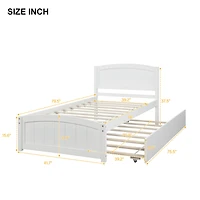 Streamdale Twin Platform Bed With Trundle