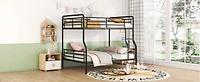 Streamdale Full Xl Over Queen Metal Bunk Bed