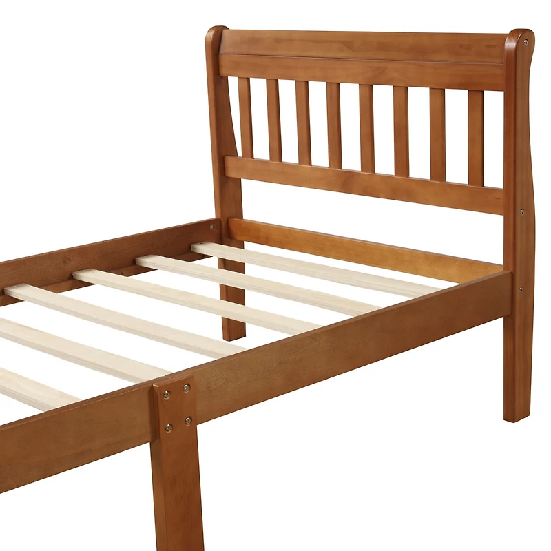 Streamdale Twin Platform Bed Frame with Headboard and Footboard