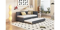 Streamdale Twin Upholstered Daybed with Trundle